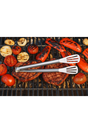 Maşa Paslanmaz Barbekü Maşası - 25 Cm Mutfak Ekmek Maşası&hellip;