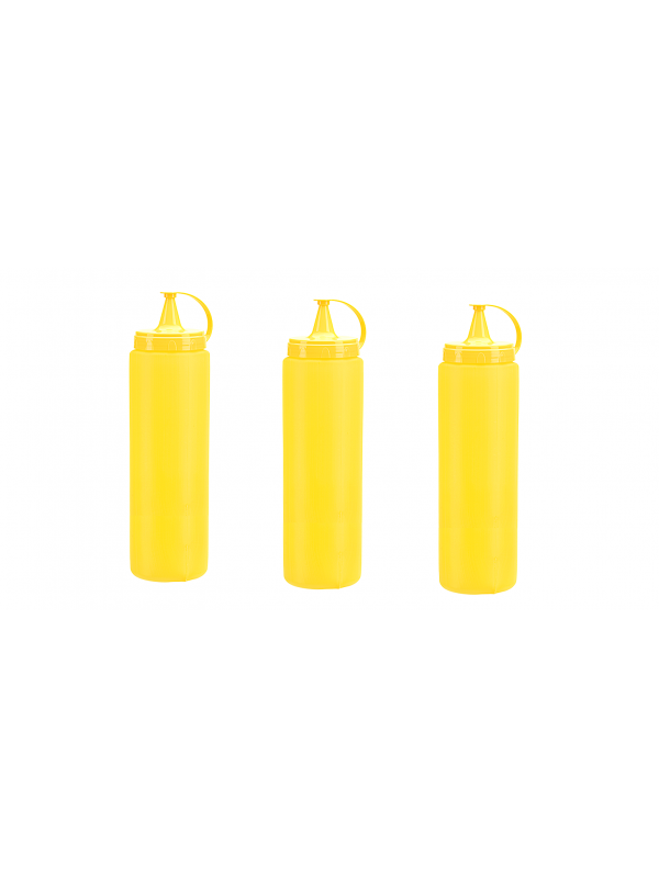 Mayonez Sos Şişesi - 1000ML Dev Boy Sarı 3 Adet&hellip;