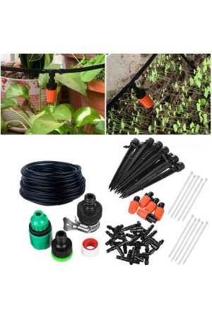 Mikro Damlama Sulama - Bahçe Sulama Hortum Seti 10 Metre Hortum Ve Parça&hellip;