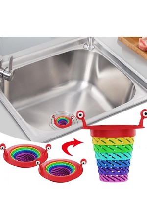 Mutfak - Banyo  Lavabo Filtresi Süzgeci Gökkuşağı Kademeli D&hellip;