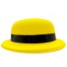 Neon Partisi Sarı Renk Melon Plastik Parti Şapkası Neon Partisi Sarı Renk Melon Plastik Parti Şapkası