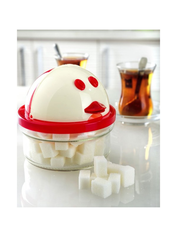 Ördek Figürlü Cam Şekerlik 420 Ml… Ördek Figürlü Cam Şekerlik 420 Ml…