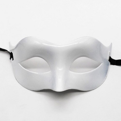 Beyaz Renk Masquerade Kostüm Partisi Venedik B Maskesi
