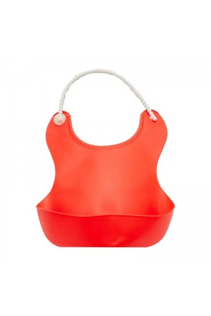 Pelikan Silikon  Önlüğü / Silikon Hazneli Bebek  Önlüğü - Kırmız&hellip;