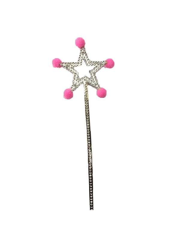 Pembe Ponponlu Yıldız Peri Asası 1 Adet&hellip;