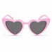 Pembe Retro Kalp Gözlük – 80’ler 90’lar Stil Parti Gözlüğü