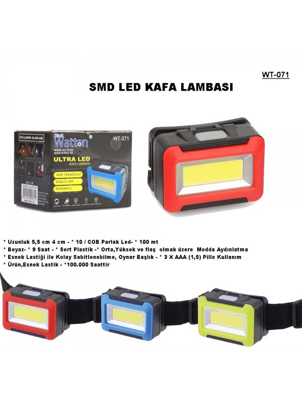 Pilli Kafa Lambası Watton Wt-071… Pilli Kafa Lambası Watton Wt-071…