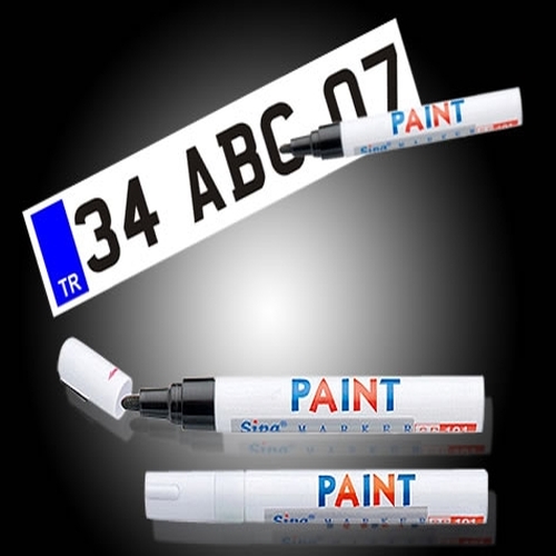 Plaka Yazı Kalemi (Siyah) Plaka Yazı Kalemi (Siyah)