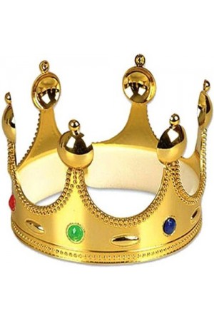 Plastik Kral Tacı Altın Renk Yetişkin Boy 55 cm&hellip;