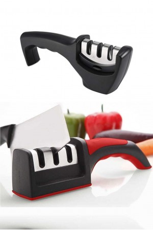 Profesyonel Bıçak Bileyici 3 Açılı Elmas Seramik Tungsten Çelik El B&hellip;