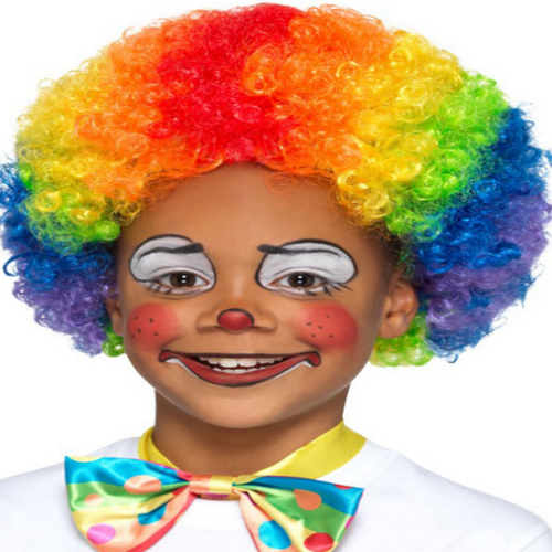 Rengarenk Kıvırcık Afro Peruk Bonus  120 Gr