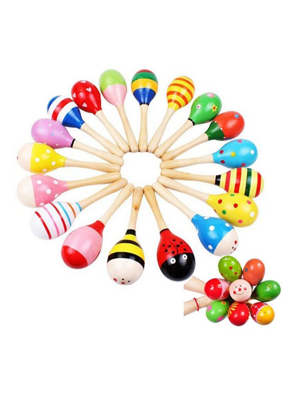 Renkli Ahşap Marakas… Renkli Ahşap Marakas…