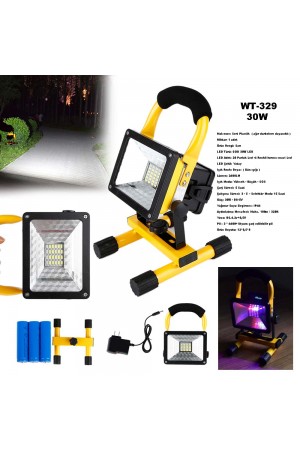 Şarjlı Spot Lamba Projektör Watton Wt-329&hellip;