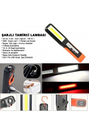 Şarjlı Tamirci Lambası Watton Wt-297&hellip;