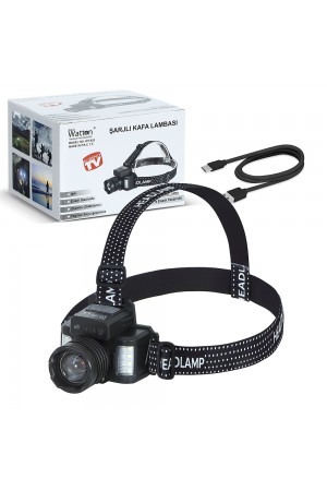 SENSÖRLÜ CREE TG LED  ŞARJLI KAFA LAMBASI WATTON WT-625&hellip;