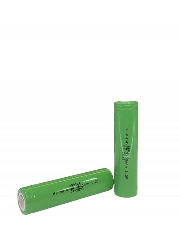 1.2V 3800 Mah - 4/3A - Ni-MH Şarjlı Pil - (Başsız / Flat Head)&hellip;