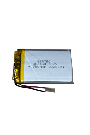 383450 3.7V 750 MAh Li-Polymer Pil (Devreli/1.5A)&hellip;