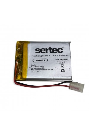 403443 3.7V 520 MAh Li-Polymer Pil (Devreli/1.5A)&hellip;