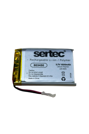 803450 3.7V 1500mAh Li-Polymer Pil (Devreli/1.5A)&hellip;