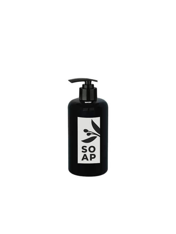 Sıvı Sabunluk Yuvarlak Plastik 500 ML - Siyah… Sıvı Sabunluk Yuvarlak Plastik 500 ML - Siyah…