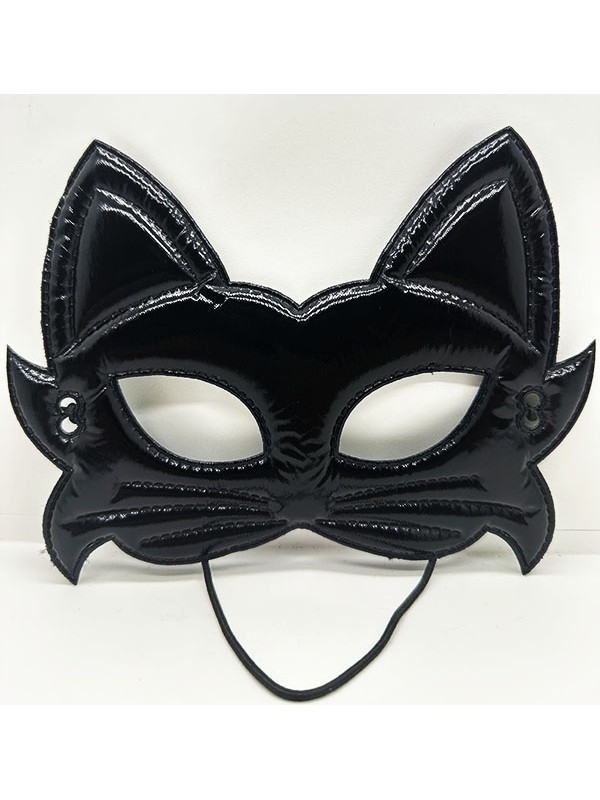 Siyah Renk Kumaş Malzemeden İmal Eva Kedi Maskesi 19x15 cm&hellip;