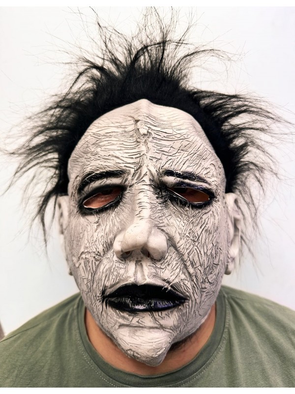 Siyah lı Michael Myers Lateks Yüze Tam Yapışan Et Maske Korku Maskesi&hellip;