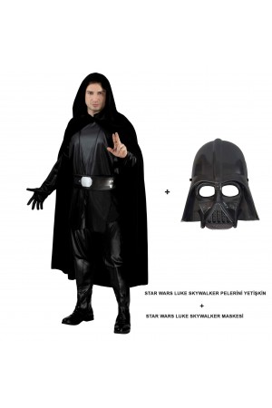 Star Wars Luke Skywalker Pelerini Yetişkin Ve Maskesi… Star Wars Luke Skywalker Pelerini Yetişkin Ve Maskesi…