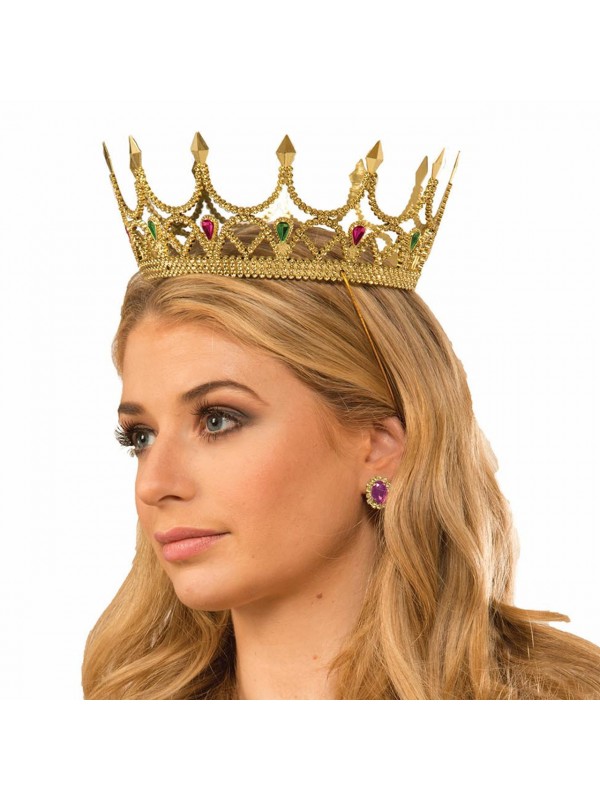 Taşlı Rönesans Kostümlü Kraliyet Ortaçağ Altın Kraliçe Prenses Ta&hellip;