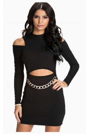 DTP101189 Özel Dizayn Zincirli Elbise&hellip;