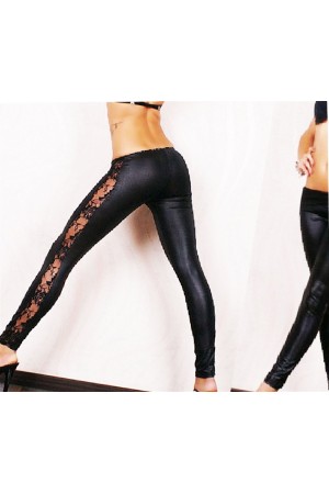 TP101228 Dantel Detaylı Lame Tayt… TP101228 Dantel Detaylı Lame Tayt…