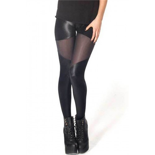 TP101299 Transparan Detaylı Parlak Tayt TP101299 Transparan Detaylı Parlak Tayt