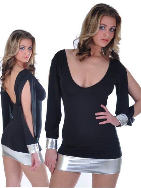 TP112117 Açık Kollu Mini Elbise&hellip;