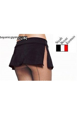 TSec03124 Derin Yırtmaçlı Mikro Etek&hellip;