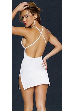 TSec03105 Arkası Çapraz Yırtmaçlı Gecelik… TSec03105 Arkası Çapraz Yırtmaçlı Gecelik…