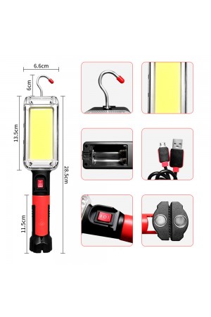 Usb Şarjlı Oto Tamirci Çalışma Lambası Watton Wt-733… Usb Şarjlı Oto Tamirci Çalışma Lambası Watton Wt-733…