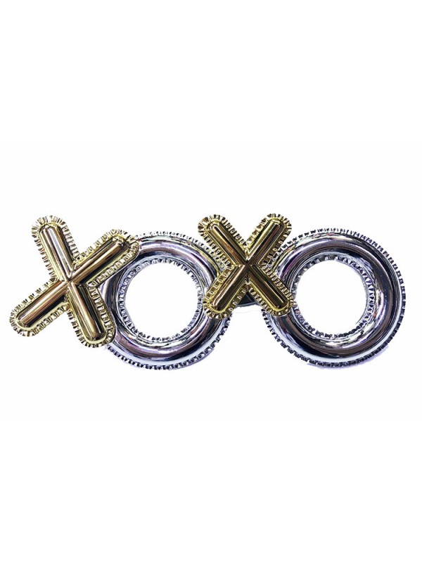 Gümüş Renk Xoxo Yazılı Parti Gözlüğü 17x7 cm&hellip;