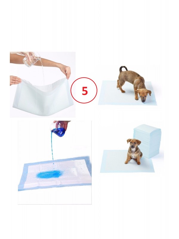 Yıkanabilir Köpek ÇiÅŸ Pedi - 90 X 60 Cm 5li Paket… Yıkanabilir Köpek ÇiÅŸ Pedi - 90 X 60 Cm 5li Paket…
