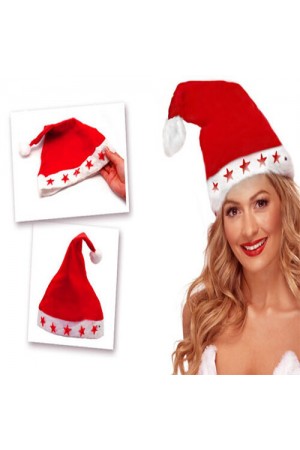 Yılbaşı Özel Işıklı Noel Baba Şapkası… Yılbaşı Özel Işıklı Noel Baba Şapkası…