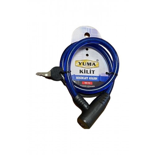 Yuma YM-733 Mavi 65 cm Bisiklet Kilidi Yuma YM-733 Mavi 65 cm Bisiklet Kilidi