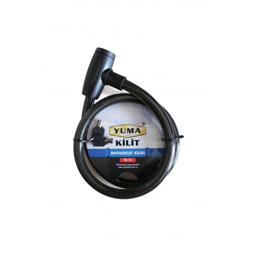 Yuma Ym-735 120 cm 20 mm Motorsiklet Kilidi Yuma Ym-735 120 cm 20 mm Motorsiklet Kilidi