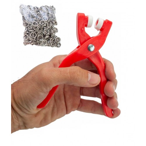 Yuvarlak Hlı Kuş Gözü Pensesi 9.5 Mm - Bebek Elbise Çıtçıt Montaj Seti 100Lü