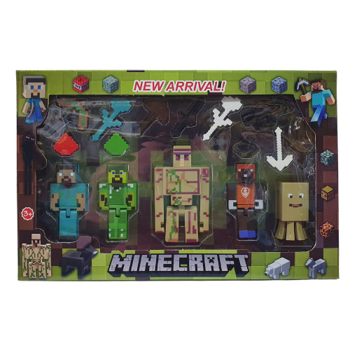Minecraft 5 li Figür ve Aksesuarları