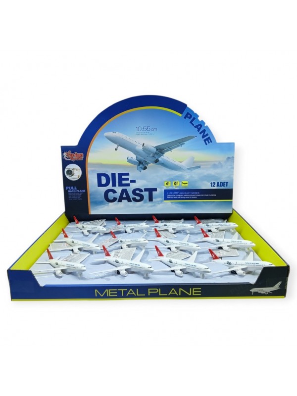 Çek Bırak Işıklı Sesli Yolcu Uçak 15 Cm… Çek Bırak Işıklı Sesli Yolcu Uçak 15 Cm…