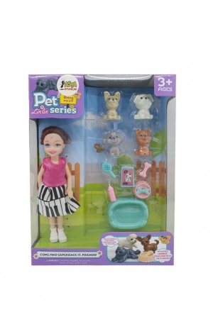 Pet Shop - Bebekli Köpek Bakım Seti - 7722-3 - Esmer&hellip;