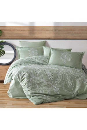 Pamuk Saten Çift Kişilik Nev Takımı Rovi v2 Yeşil&hellip;