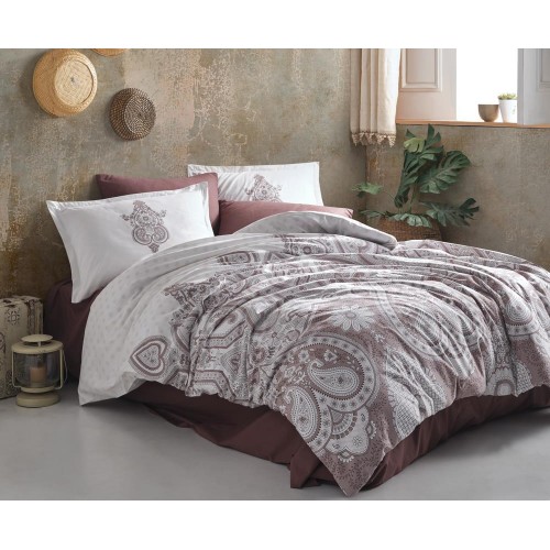 Ranforce Nev Takımı Çift Kişilik Azka v2 Kahve