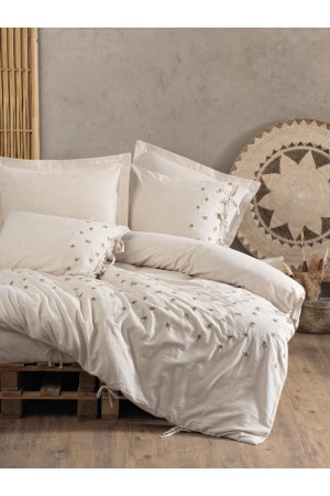 Cotton Keten Çift Kişilik Nev Takımı Arie&hellip;