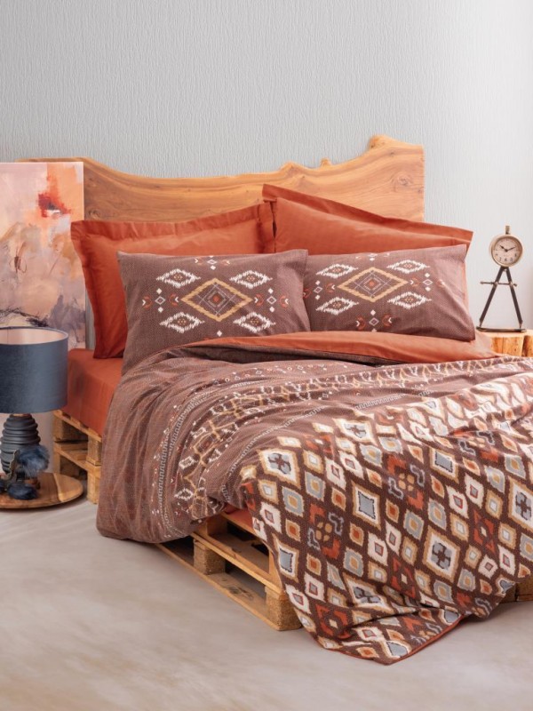 Etnich Nev Takımı Çift Kişilik Belize Kahve&hellip;