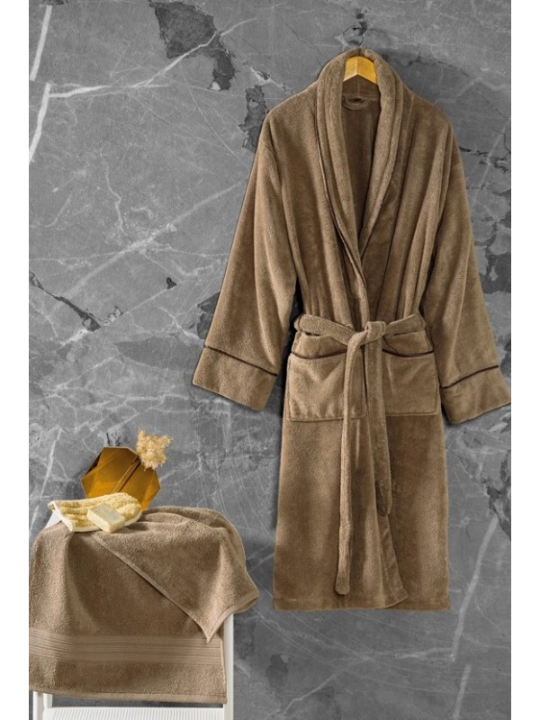 Exclusive Single Bornoz Seti Bej L/xl 8680108069141&hellip;