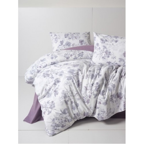 Flanel Nev Takımı Çift Kişilik Sadie Mor